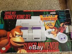 Super Nintendo (snes) Édition Spéciale De Donkey Kong Country (dkc) Complète En Boîte