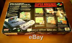 Super Nintendo (snes) Konsole // + Ovp + Original Kontroller + -kabel // Pal Cib