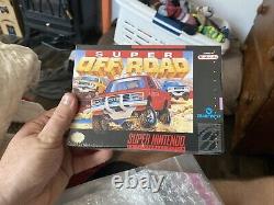 Super Off Road Super Nintendo Entertainment System 1991 Toujours scellé Vintage