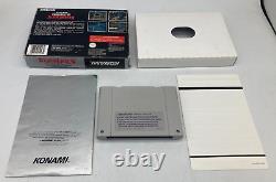 Super Probotector Alien Rebels Super Nintendo SNES Boîte avec Manuel