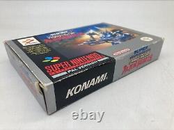 Super Probotector Alien Rebels Super Nintendo SNES Boîte avec Manuel