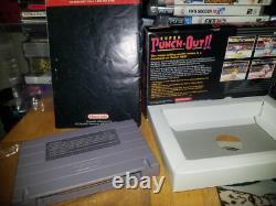 Super Punch-Out (Super Nintendo SNES, 1994) Jeu Vidéo CIB avec MANUEL