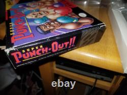 Super Punch-Out (Super Nintendo SNES, 1994) Jeu Vidéo CIB avec MANUEL