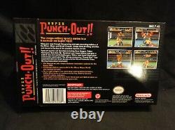Super Punch Out Super Nintendo Snes 1994 Complet Cib Avec New Box, Manuel, Poussière
