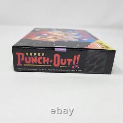 Super Punchoout Snes Super Nintendo Box Seulement Grande Condition