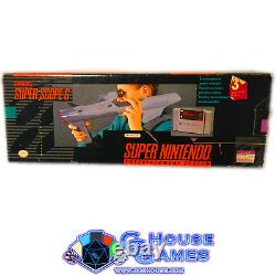 Super Scope 6 avec jeux SNES Super Nintendo testé authentique dans la boîte CCGHouse