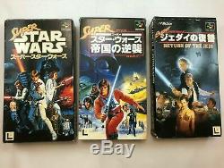 Super Star Wars / Empire Strikes Back Retour Du Jedi Super Famicom Snes Jp