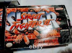 Super Street Fighter II Super Nintendo Cib Avec Manuel