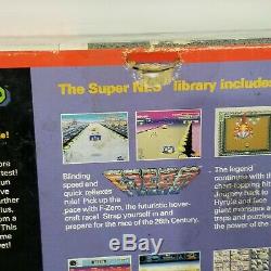 Super Super Nintendo Console Vides Box & Styrofoam Seulement No Système