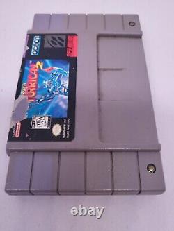 Super Turrican II 2 (SNES, 1995) Cartouche Seule Authentique Testée & Fonctionnelle JEU RARE