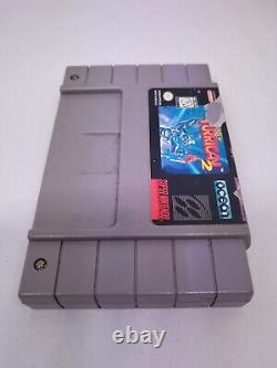 Super Turrican II 2 (SNES, 1995) Cartouche Seule Authentique Testée & Fonctionnelle JEU RARE