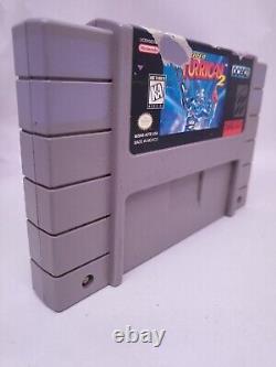 Super Turrican II 2 (SNES, 1995) Cartouche Seule Authentique Testée & Fonctionnelle JEU RARE