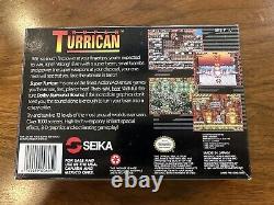 Super Turrican (Super Nintendo SNES, 1993) Complet CIB Authentique Testé