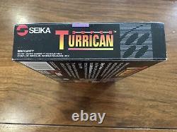 Super Turrican (Super Nintendo SNES, 1993) Complet CIB Authentique Testé