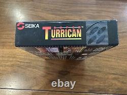 Super Turrican (Super Nintendo SNES, 1993) Complet CIB Authentique Testé