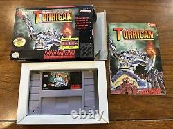 Super Turrican (Super Nintendo SNES, 1993) Complet CIB Authentique Testé