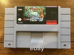 Super Turrican (Super Nintendo SNES, 1993) Complet CIB Authentique Testé