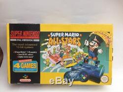 Système De Divertissement Super Nintendo Console Snes Mario All Stars Boxe / Teste