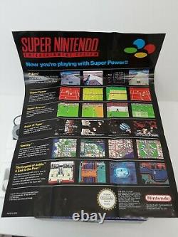 Système De Divertissement Super Nintendo Snes Street Fighter 2 II Turbo Pal Testé