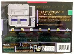 Système De Jeu Nintendo 3ds XL Snes Edition Avec Super Mario Kart & Chargeur