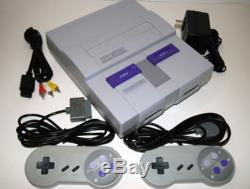 Système De Jeu Vidéo Super Nintendo Snes Console All-grey Complete
