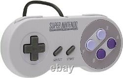Système Super Nintendo Entertainment Snes 21 Classic Edition Couleur Complète Authentic