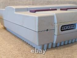 Système Super Nintendo SNES SNS-001 Pack Console 2 manettes OEM Câbles Golf
