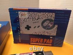 Système Super Nintendo SNES avec 8 jeux de sports