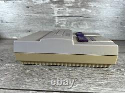 Système de console de jeu Super Nintendo SNES Bundle SNS-001 avec 4 jeux Lion King Shaq