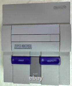 Système de divertissement Super Nintendo Orig Console SNES SNS-001 Ensemble de jeux vidéo