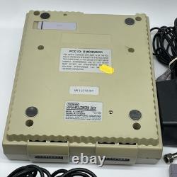 Système de divertissement Super Nintendo SNES + manettes, câbles et 2 jeux testés