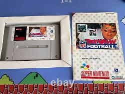 TROY AIKMAN NFL FOOTBALL SNES. Troy Aikman pour Super Nintendo. Très rare + complet.