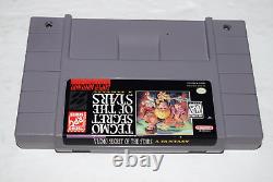 Tecmo Secret of the Stars Jeu vidéo Super Nintendo SNES Complet dans sa boîte