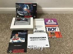 Terranigma Super Nintendo Snes Game Boxed Complete Avec Manuel Officiel Eur Pal