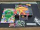 Terre Super Nintendo Snes Grande Boîte Avec Livre, Petites Cartes Et Jeu Sans Insert