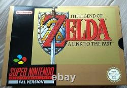 The Legend Of Zelda A Link To The Past Pal Snes Sticker Scellé Super Nintendo