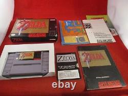 The Legend Of Zelda A Link To The Past (super Nintendo Snes) Complet Avec Box O1