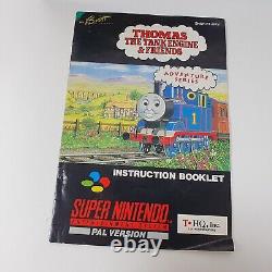 Thomas le petit train SNES jeu Super Nintendo PAL UK boîte complète