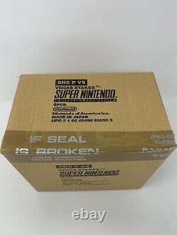 Titre traduit en français: Vegas Stakes SNES Super Nintendo Coffret scellé d'usine de 6 boîtes non ouvertes TRÈS RARE.