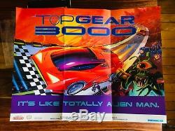 Top Gear 3000 Super Nintendo Snes 1995 Cib Complete Box Manuel Poster Reg 100%