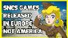 Top Jeux Snes Sorti En Europe Mais Pas En Amérique Super Nintendo Histoire Thgm
