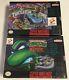 Tournoi Tmnt + Tortues Dans Le Temps Super Nintendo Snes Cib Lot Nm 100% Complete