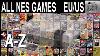 Tous Les Jeux Nintendo Nes A Z 708 Jeux Eu Usa Compilation