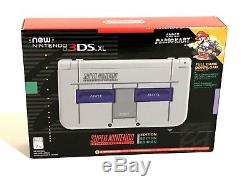 Tout Neuf! Nintendo Nouveau 3ds XL Super Nintendo Snes Edition Limitée