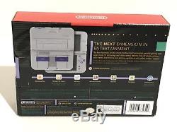 Tout Neuf! Nintendo Nouveau 3ds XL Super Nintendo Snes Edition Limitée