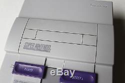 ++ Très Bien ++ Super Nintendo Snes Console System Complete Cib Box Manuels Rare