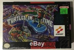 Turtles In Time Cib 100% Complete Near Mint Super Nintendo Snes Cib Complete