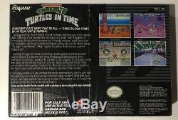 Turtles In Time Cib 100% Complete Near Mint Super Nintendo Snes Cib Complete