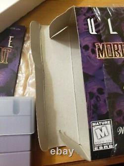 Ultimate Mortal Kombat 3 (snes Super Nintendo) Authentique Cib Complete Manuel Box