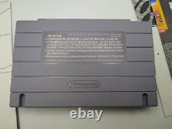 Uniracers Super Nintendo Entertainment System Snes 100% Cib Complet Dans La Boîte Bon